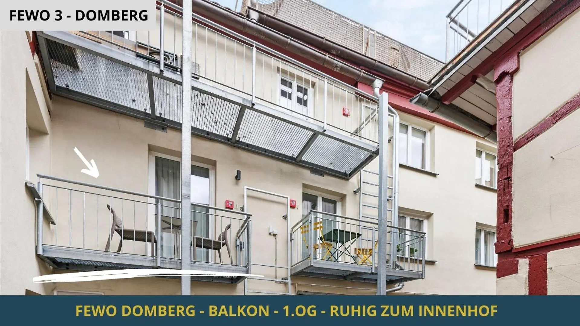 Apartment Neu Kapapart15 - 6 Schoene Fewos Mit Einbaukueche, Bad Und Balkon In Der Altstadt Auf Bambergs Insel